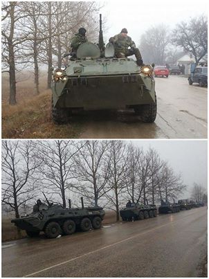 Колонна российских БТРов остановлена ГАИ. 1000962 745732875439054 112374140 n Колонна российских БТРов остановлена ГАИ.