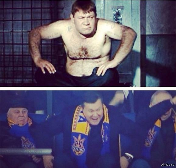 Время идет - привычки остаются   Янукович, Футбол