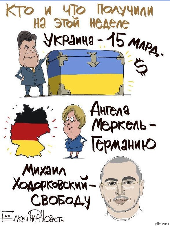 В свете последних событий..   Ходорковский, Янукович, Ангела Меркель, бонусы, политика