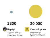 беркут против добровольцев