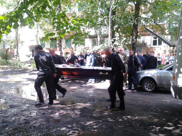 похороны рф боевика